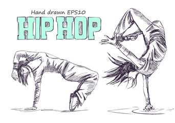 Hip Hop Dancer Drawing at GetDrawings | Free download