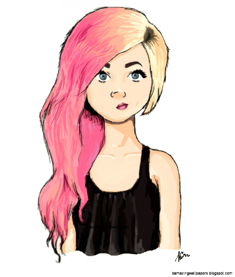 Hipster Girl Drawing At Getdrawings Free Download