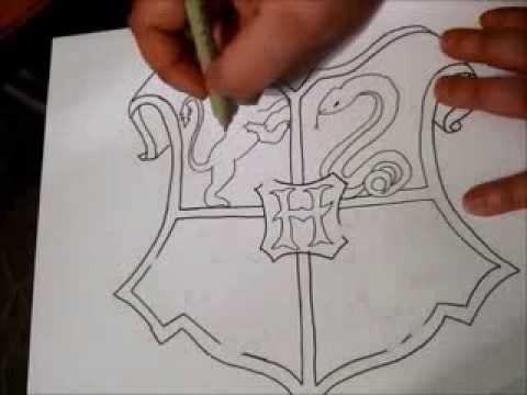 Download Hogwarts Crest Drawing at GetDrawings | Free download
