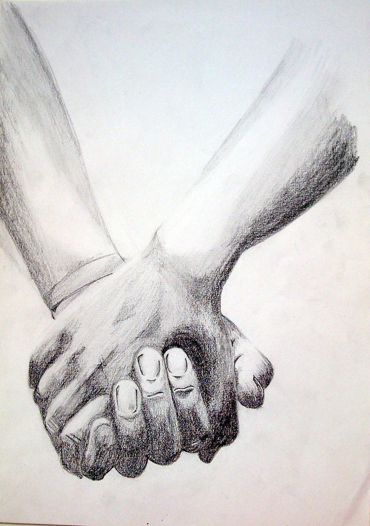 Holding Hand Drawing at GetDrawings Free download