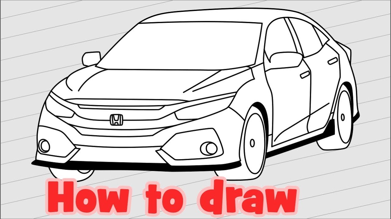 The best free Civic drawing images. Download from 41 free drawings of