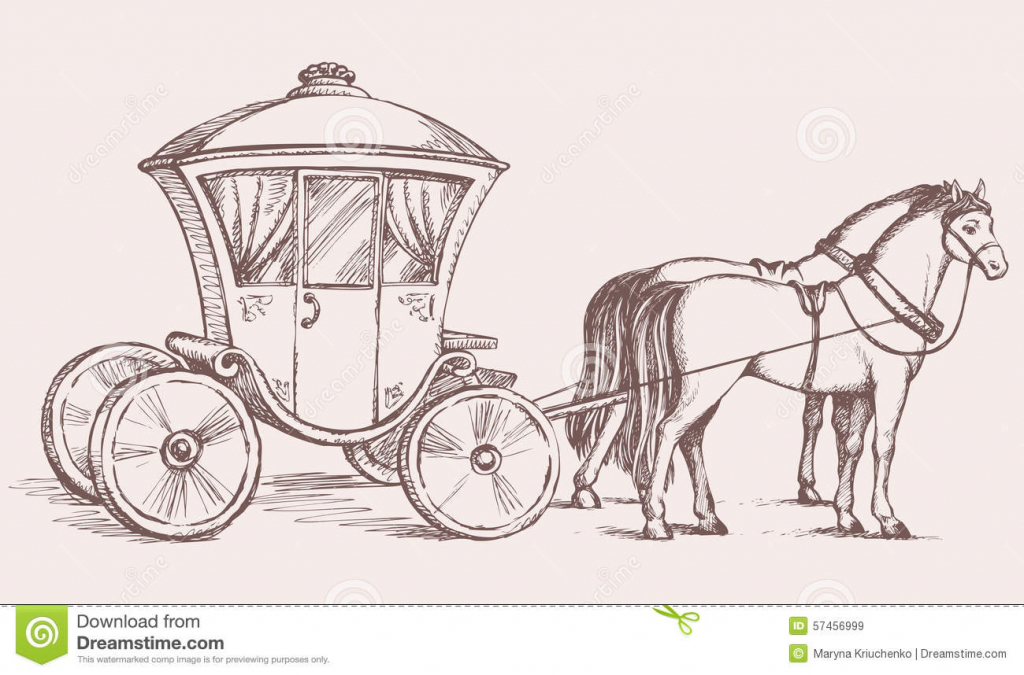Horse And Carriage Drawing at GetDrawings Free download