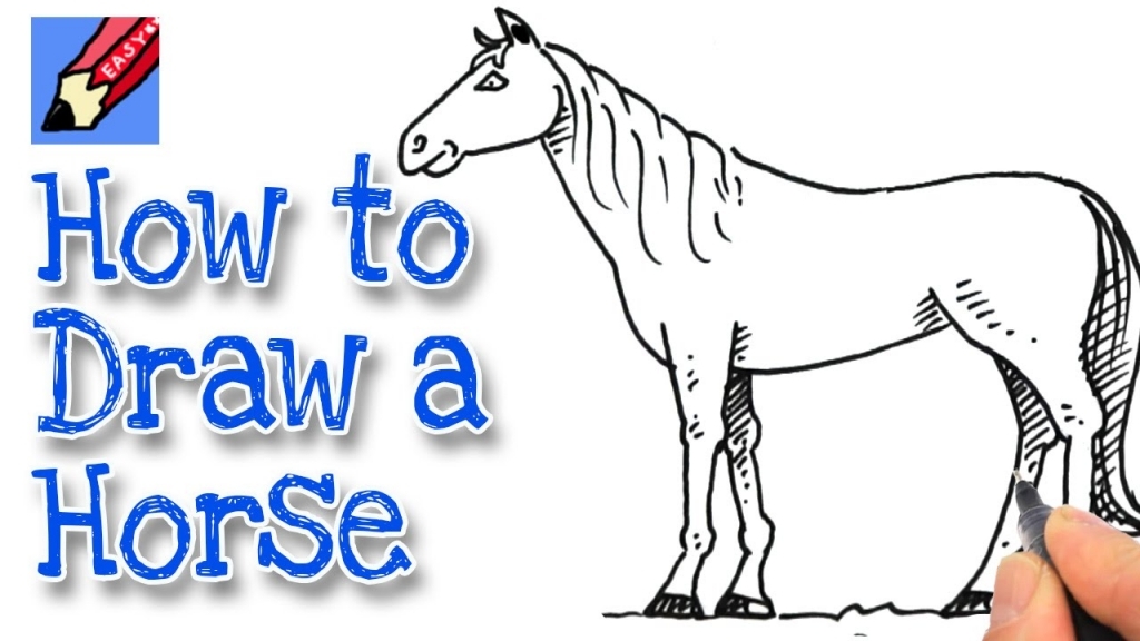 Horse Drawing Easy At Getdrawings 