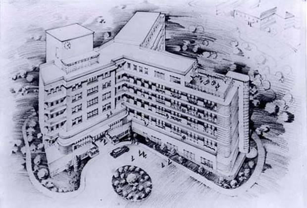 Hospital Building Drawing at GetDrawings Free download