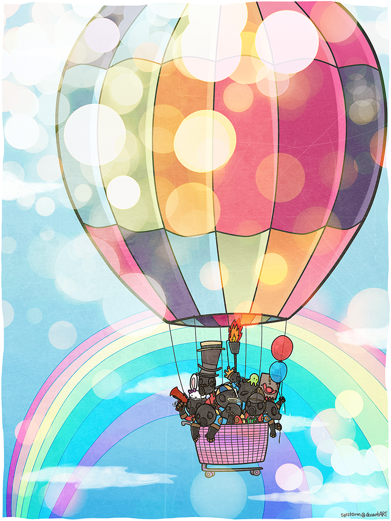 Hot Air Balloon Drawing Tumblr at GetDrawings Free download