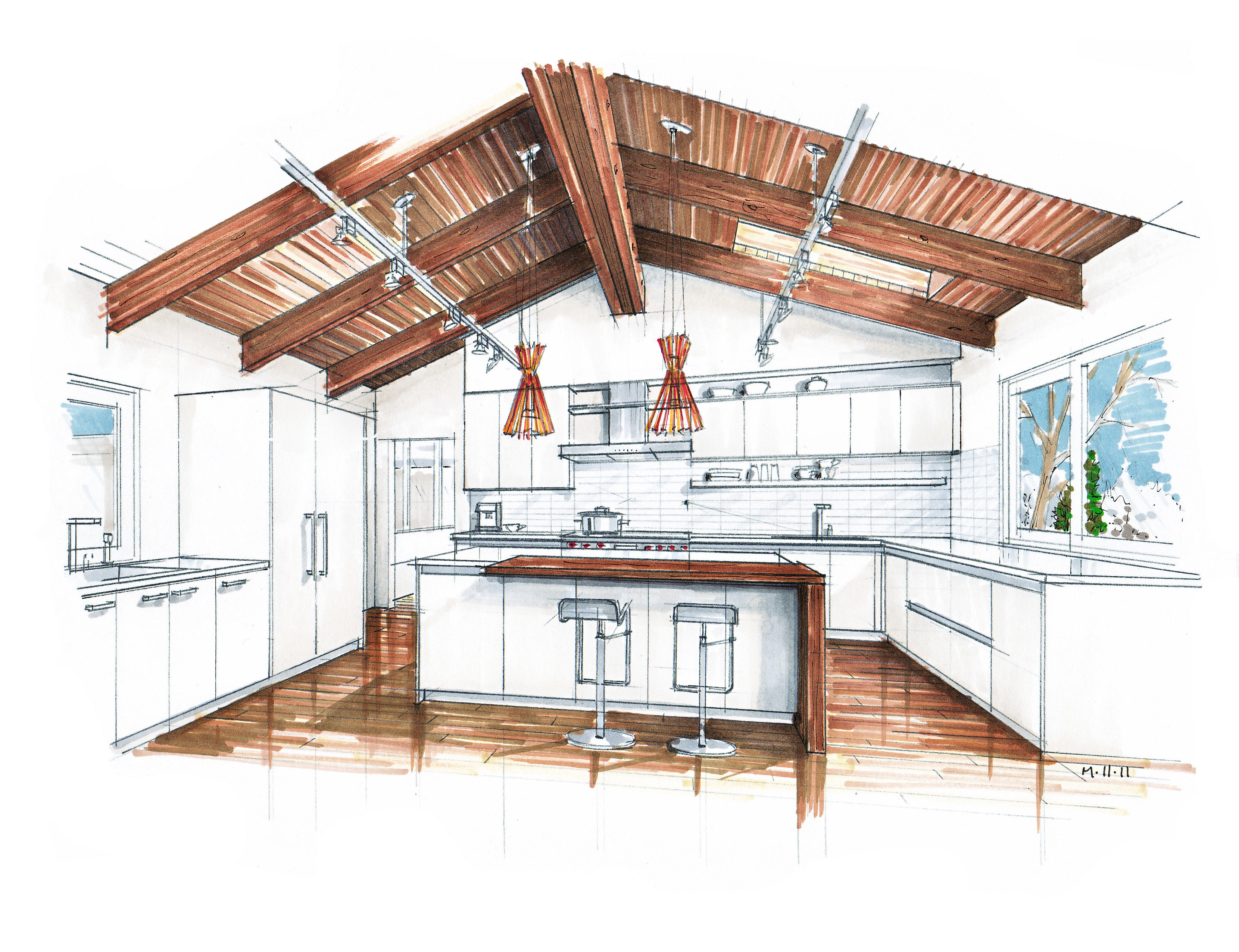 House Interior Drawing At GetDrawings Free Download