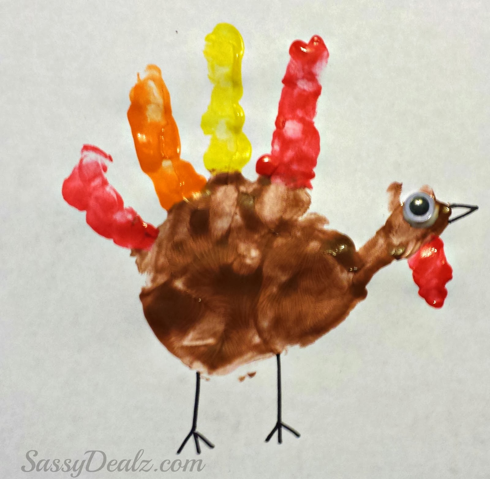 How To Make A Turkey Hand Drawing at GetDrawings Free