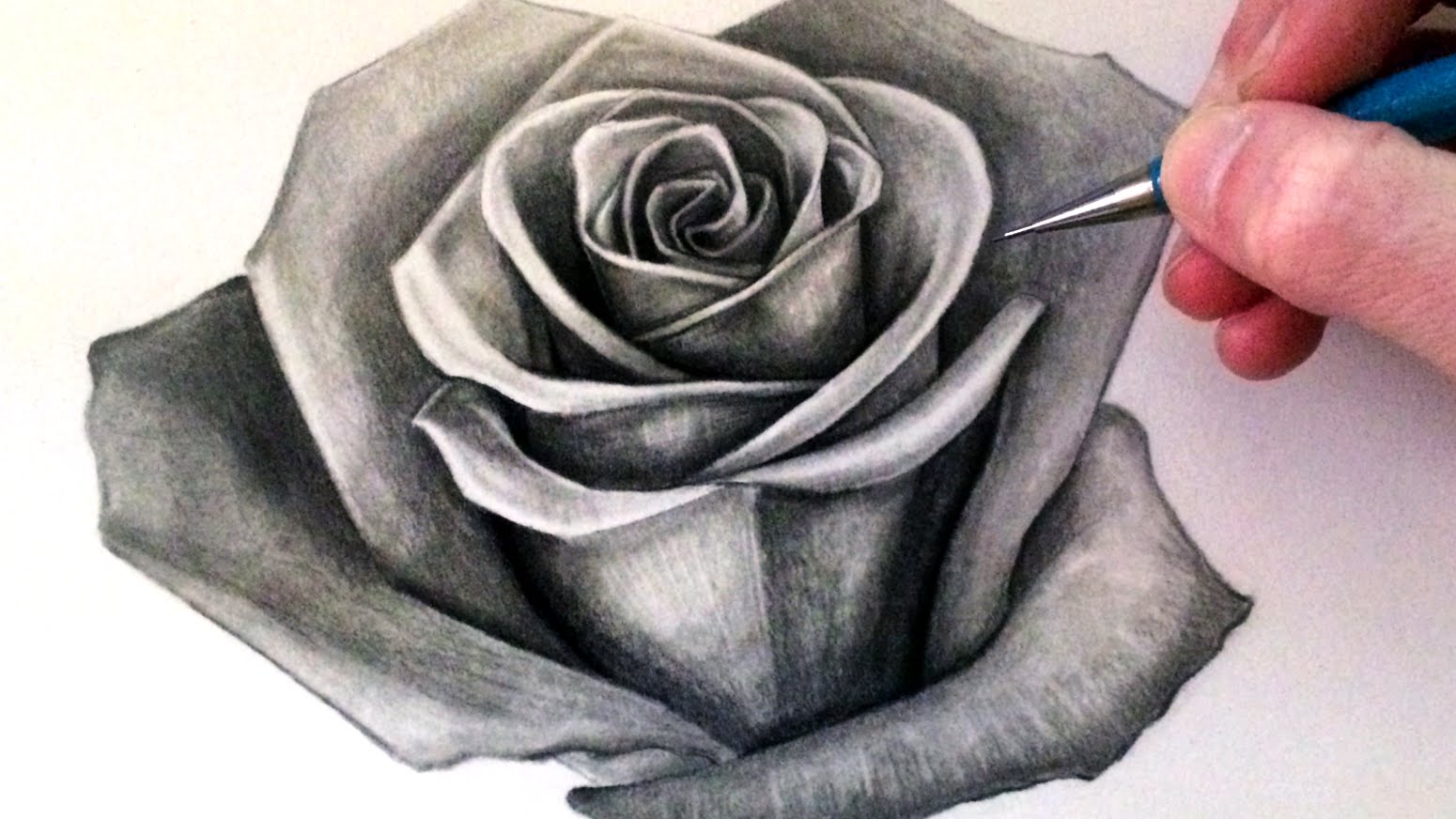 How To Shade A Rose Drawing at GetDrawings Free download