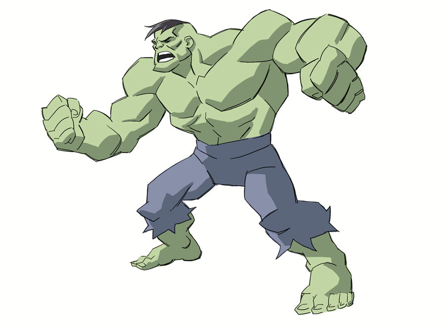 Hulk Cartoon Drawing At Getdrawings 