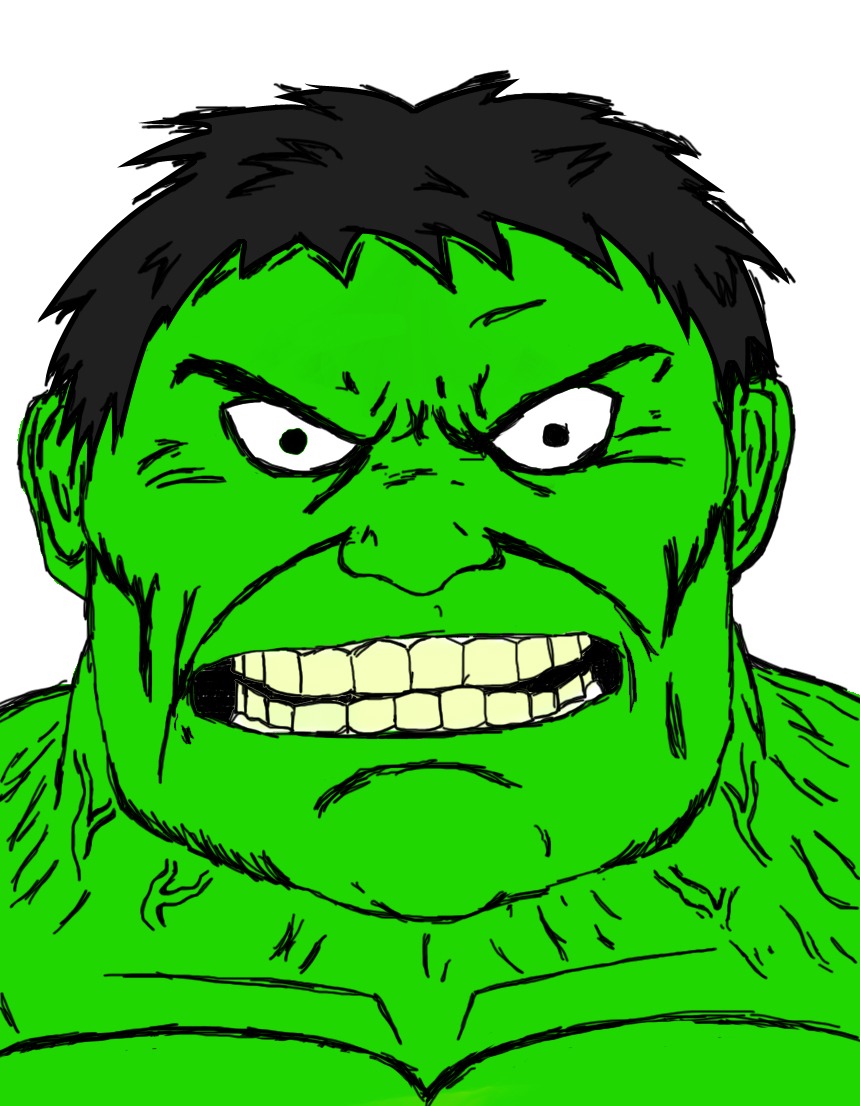 Hulk Drawing Face at GetDrawings Free download