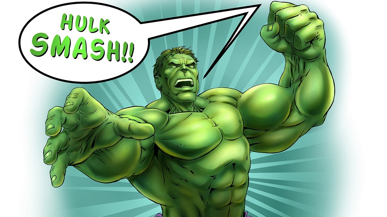 1280x720 Let's Draw Hulk Smash.
