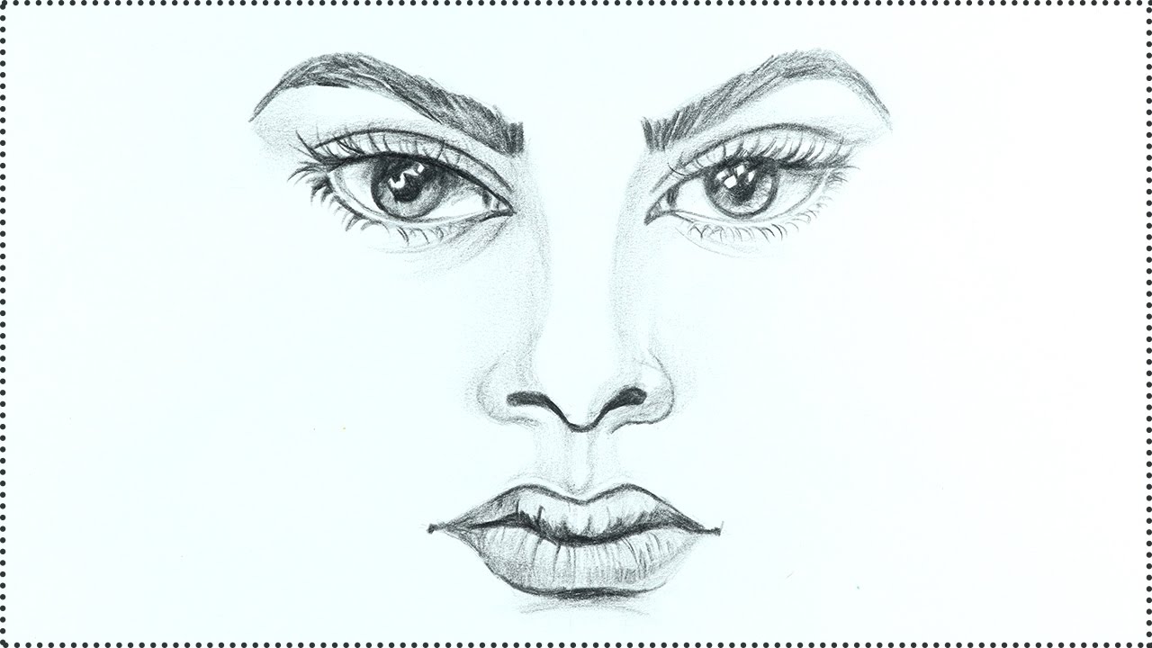 Human Face Drawing at GetDrawings | Free download