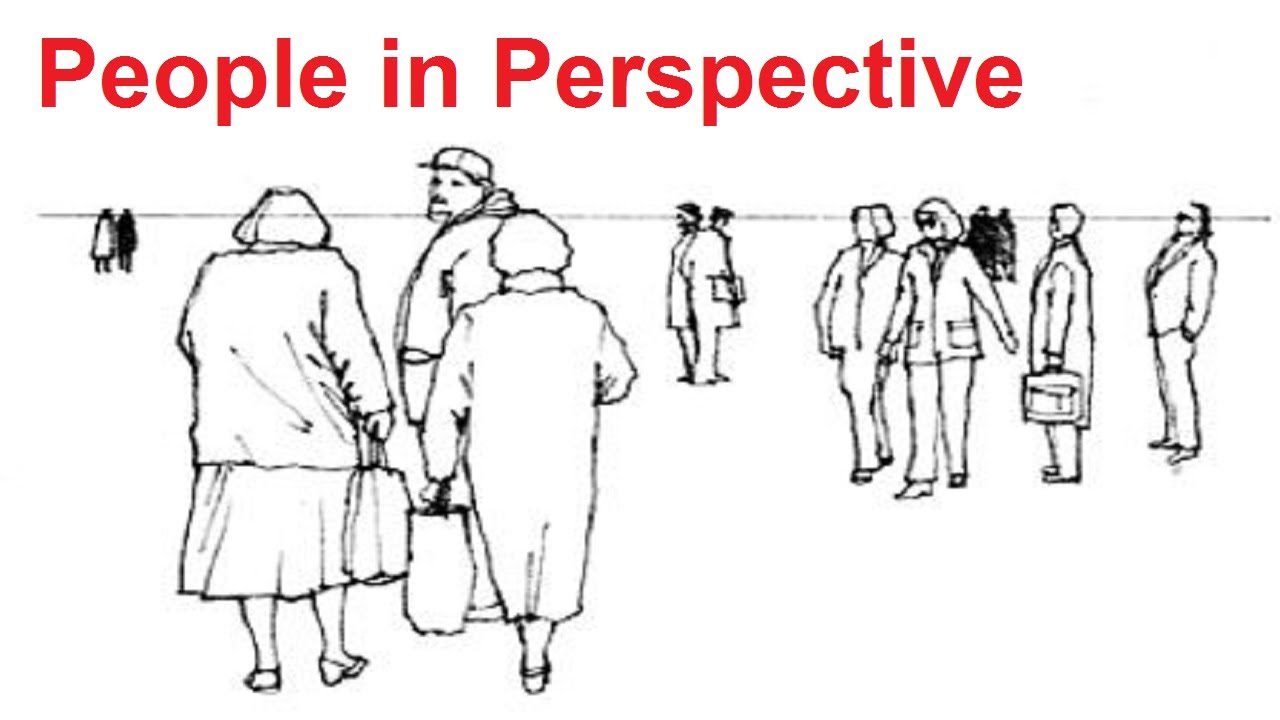 human perspective drawing