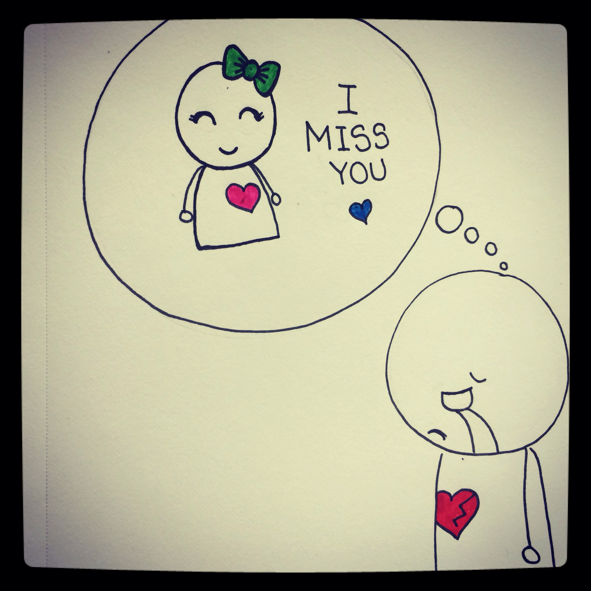 The best free Miss you drawing images. Download from 8070 free drawings