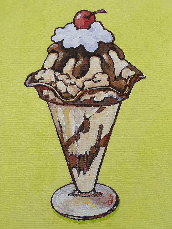 Ice Cream Sundae Drawing At Getdrawings Free Download