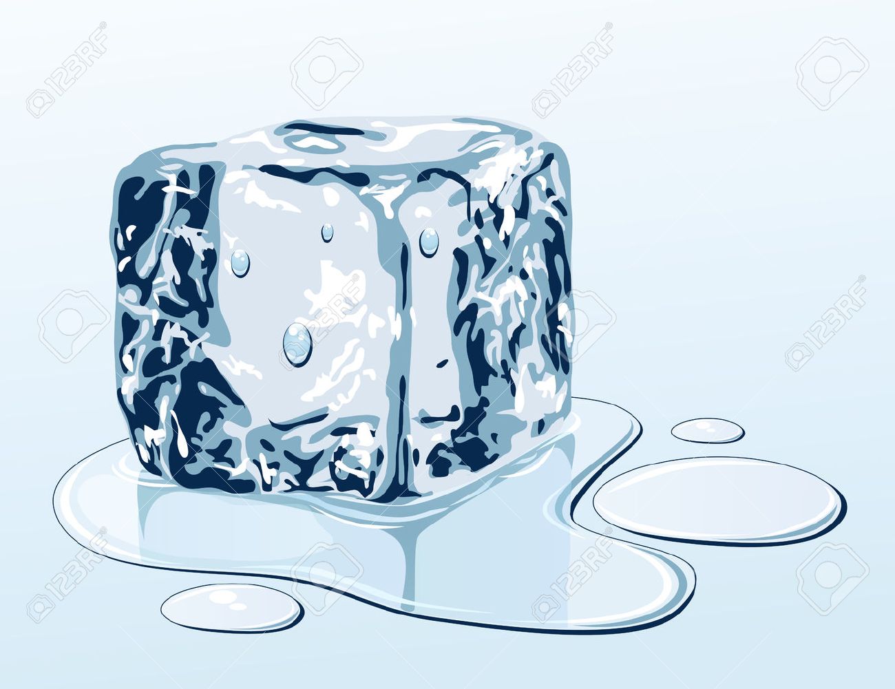 Ice Cube Melting Drawing at GetDrawings Free download