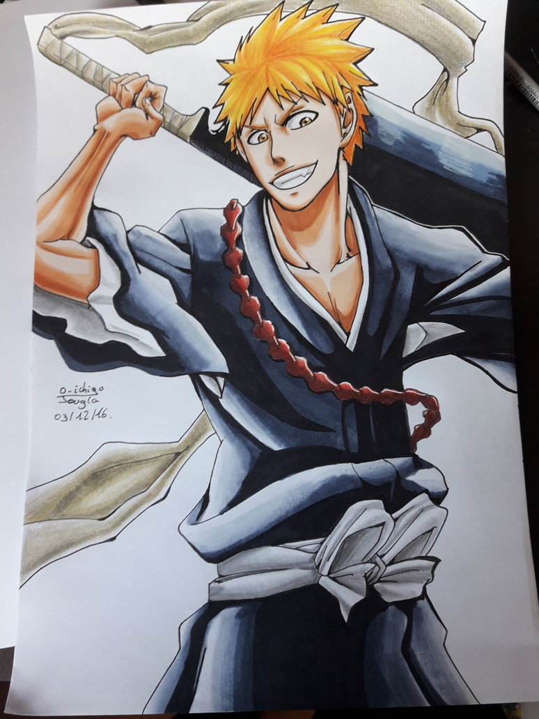 Ichigo Kurosaki Drawing at GetDrawings Free download