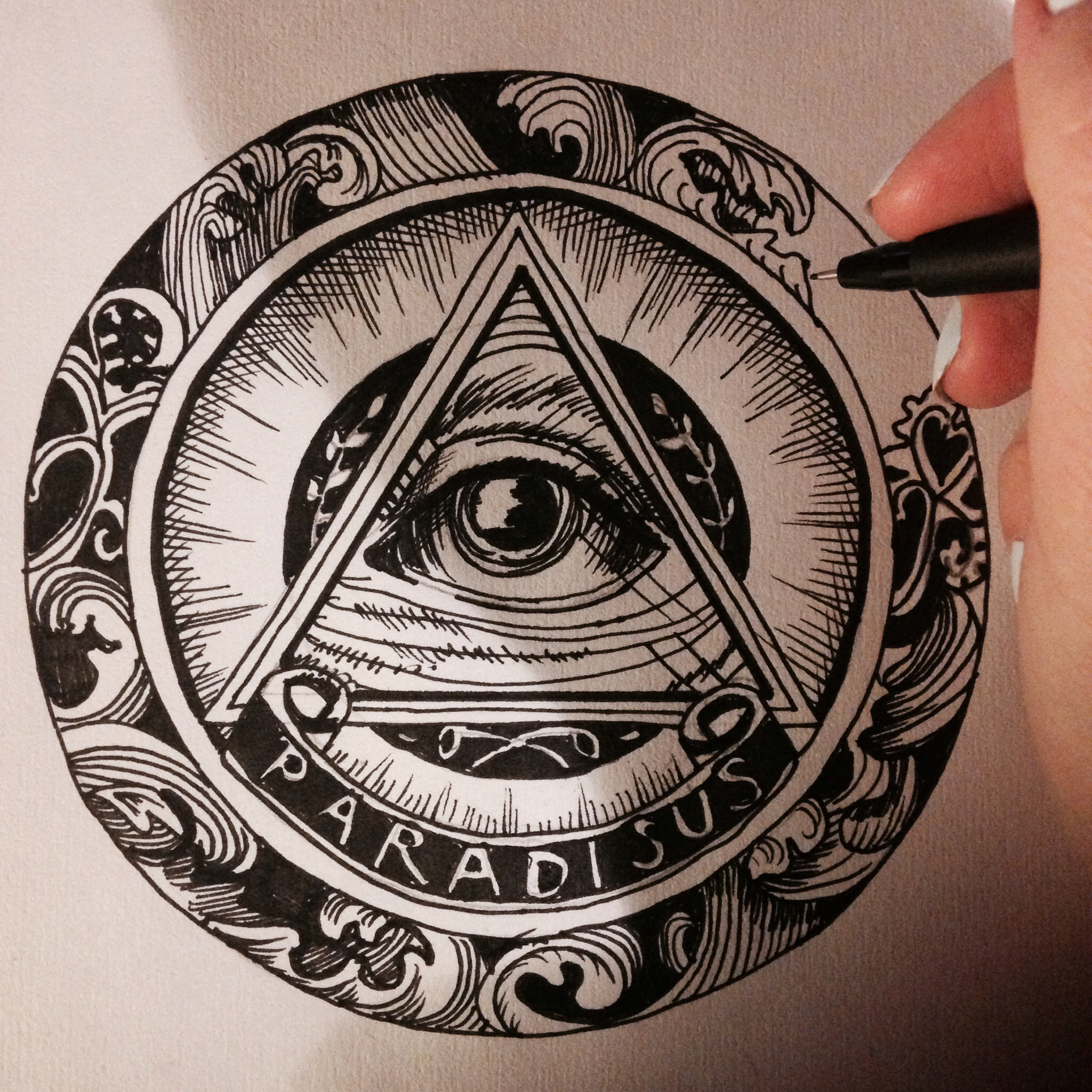 Illuminati Eye Drawing at GetDrawings Free download