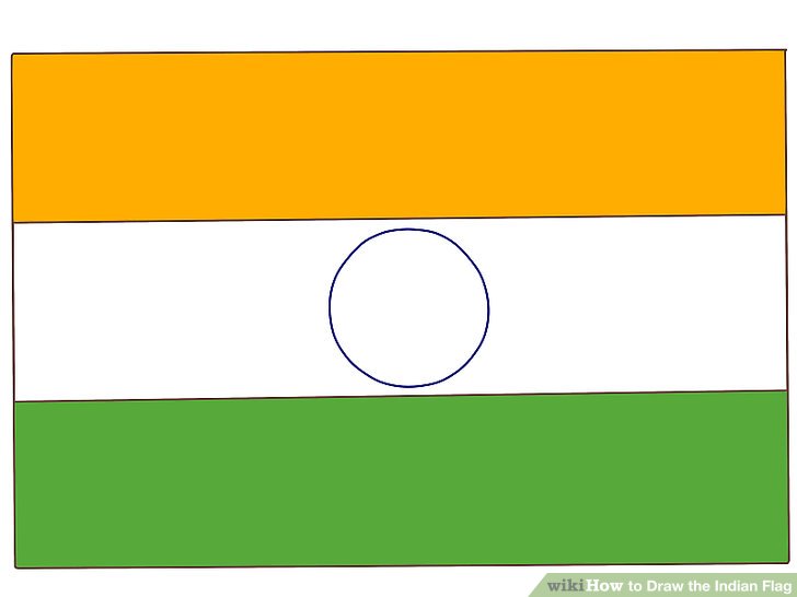 India Flag Drawing at GetDrawings | Free download