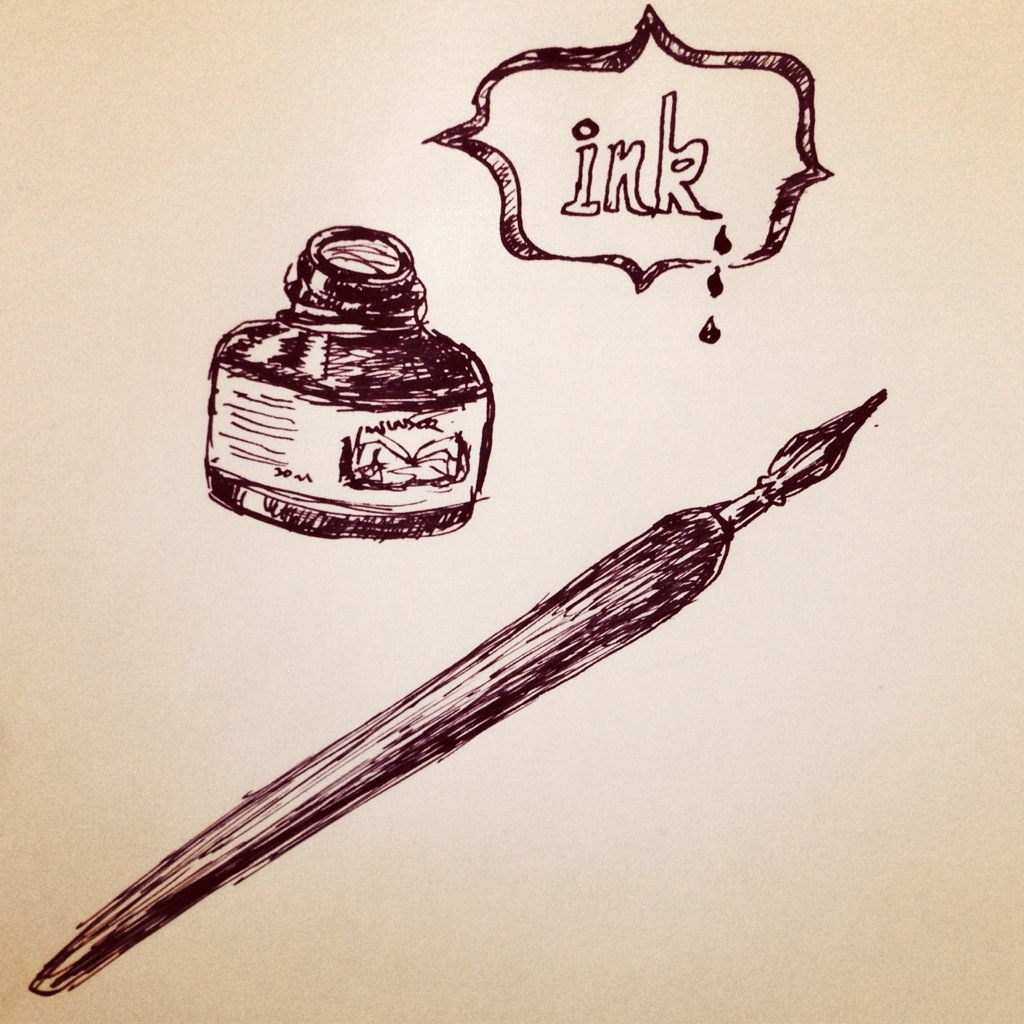 Ink Pen Drawing at GetDrawings | Free download