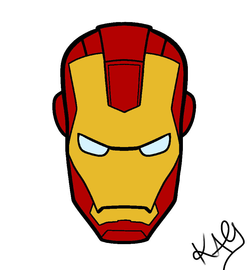 Iron Man Mask Drawing at GetDrawings Free download
