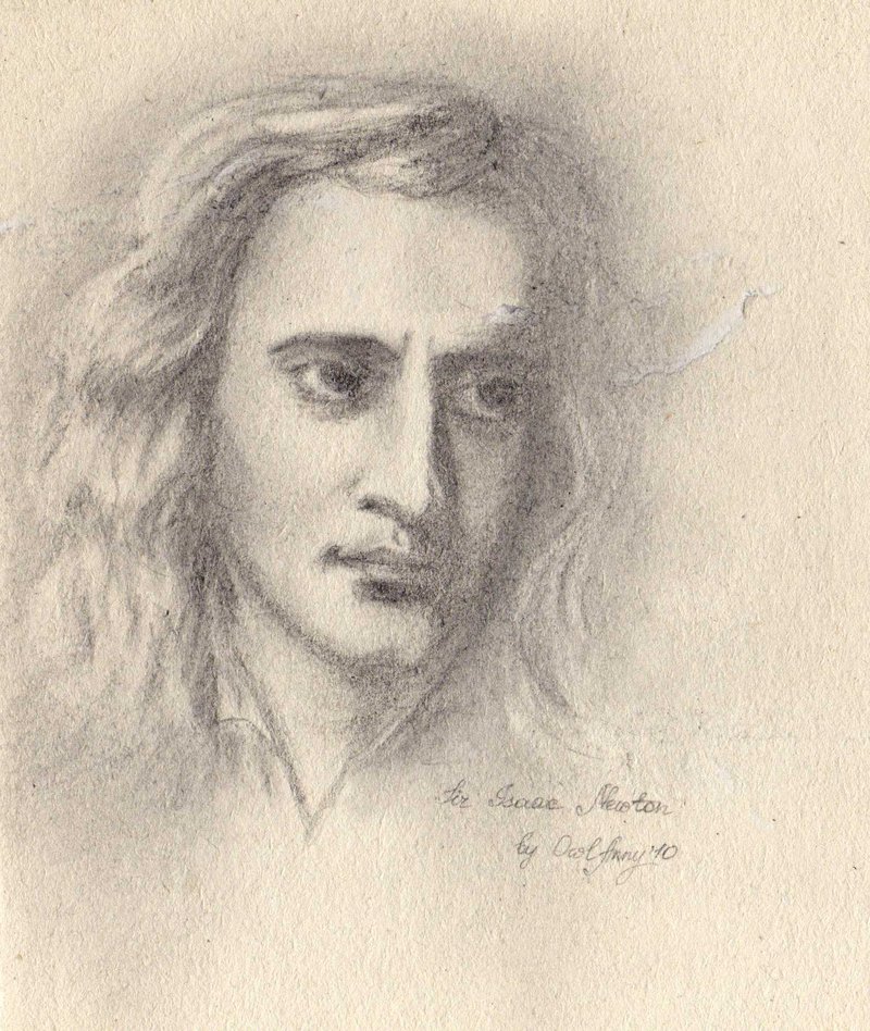 Isaac Newton Drawing at GetDrawings | Free download