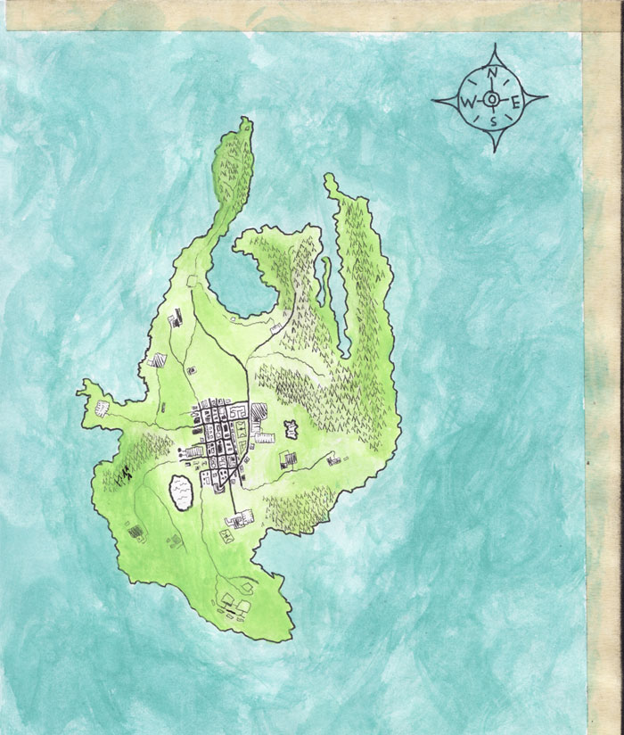 Island Map Drawing at GetDrawings Free download