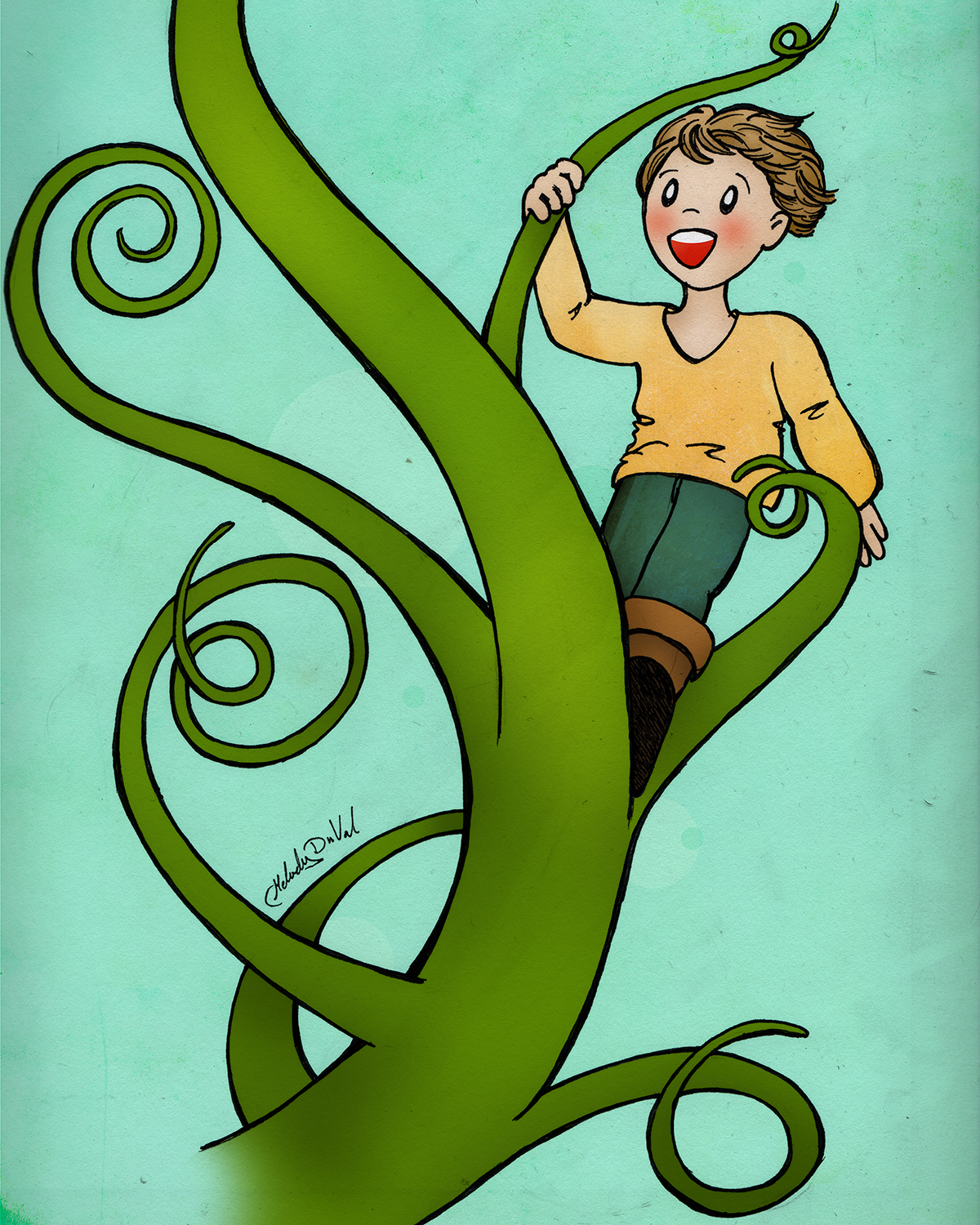 Jack And The Beanstalk Drawing at GetDrawings Free download