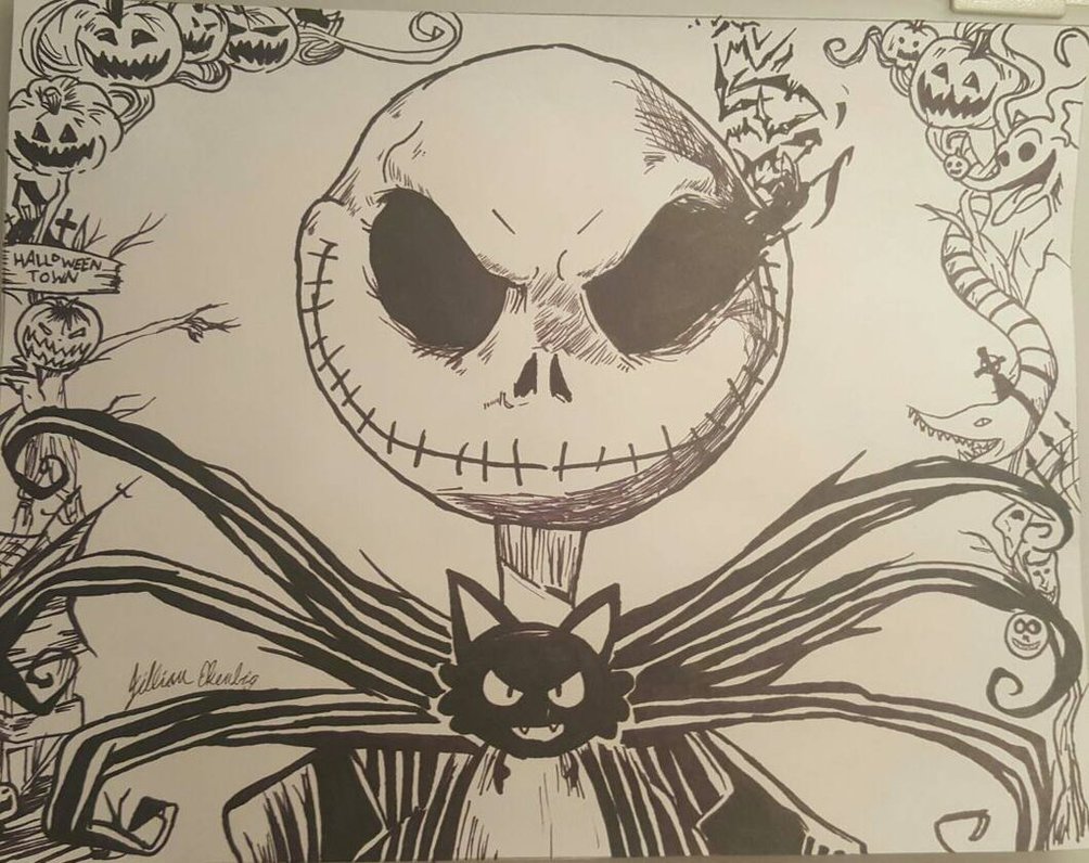Jack The Pumpkin King Drawing at GetDrawings Free download