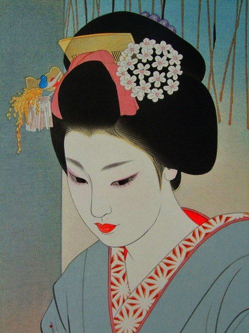 Japanese Geisha Drawing at GetDrawings Free download