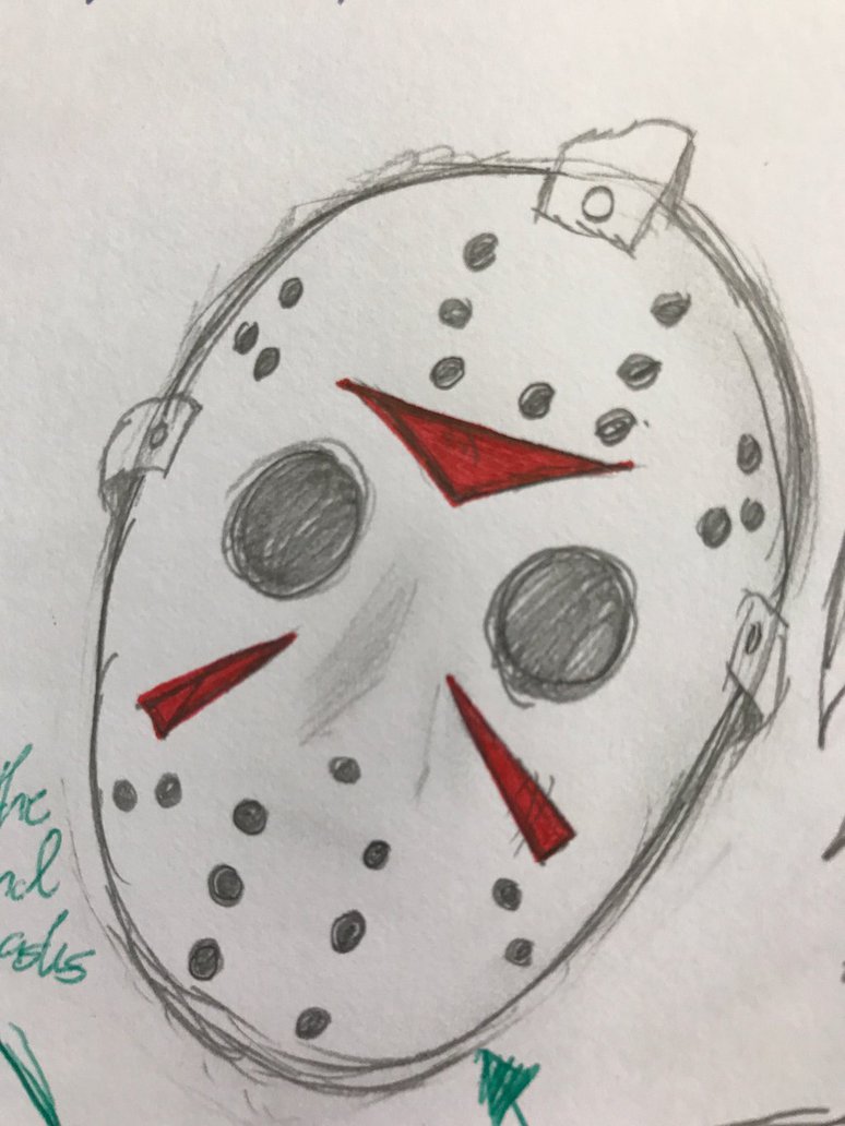 Jason Mask Drawing at GetDrawings | Free download