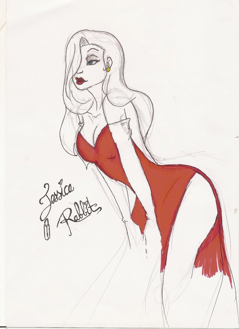 Jessica Rabbit Drawing At GetDrawings Free Download.