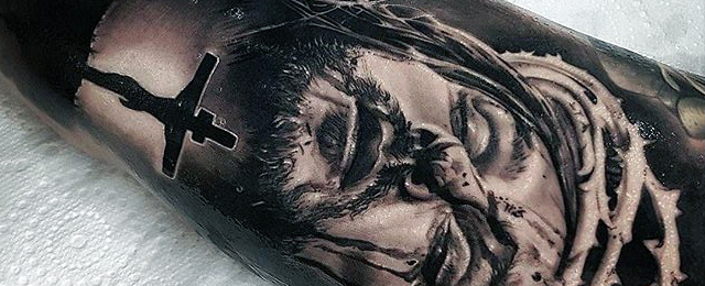 3. Jesus Arm Sleeve Tattoo - wide 4
