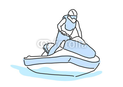 Jet Ski Drawing at GetDrawings | Free download