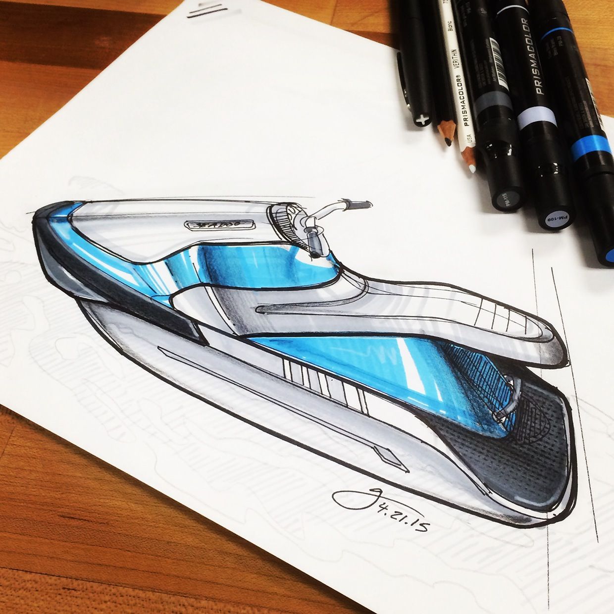 Jet Ski Drawing at GetDrawings Free download