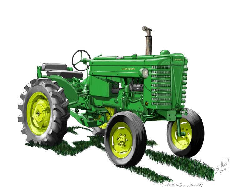 John Deere Tractor Drawing At Getdrawings Free Download 3391