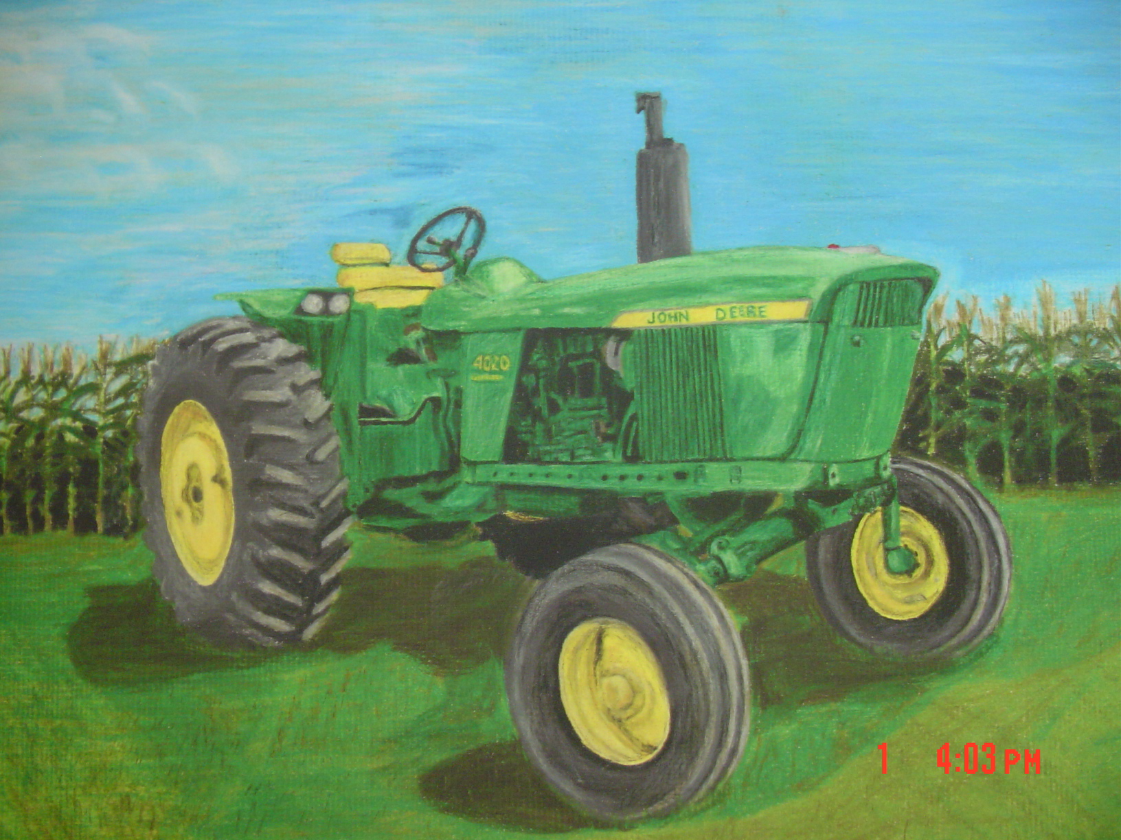 John Deere Tractor Drawing at GetDrawings Free download