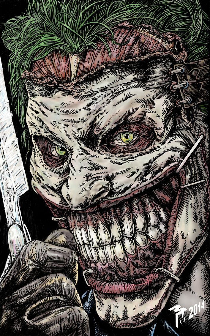 Joker Face Drawing at GetDrawings | Free download