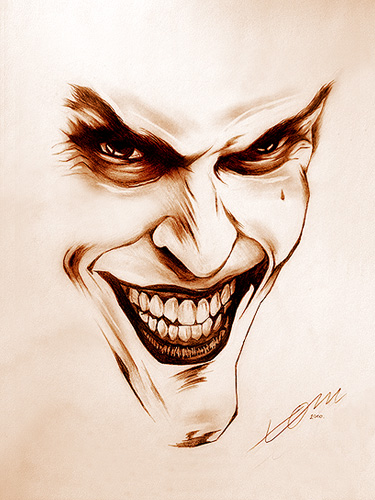 Joker Face Drawing at GetDrawings | Free download