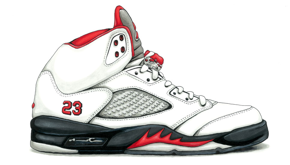 Jordan Shoes Drawing at GetDrawings | Free download