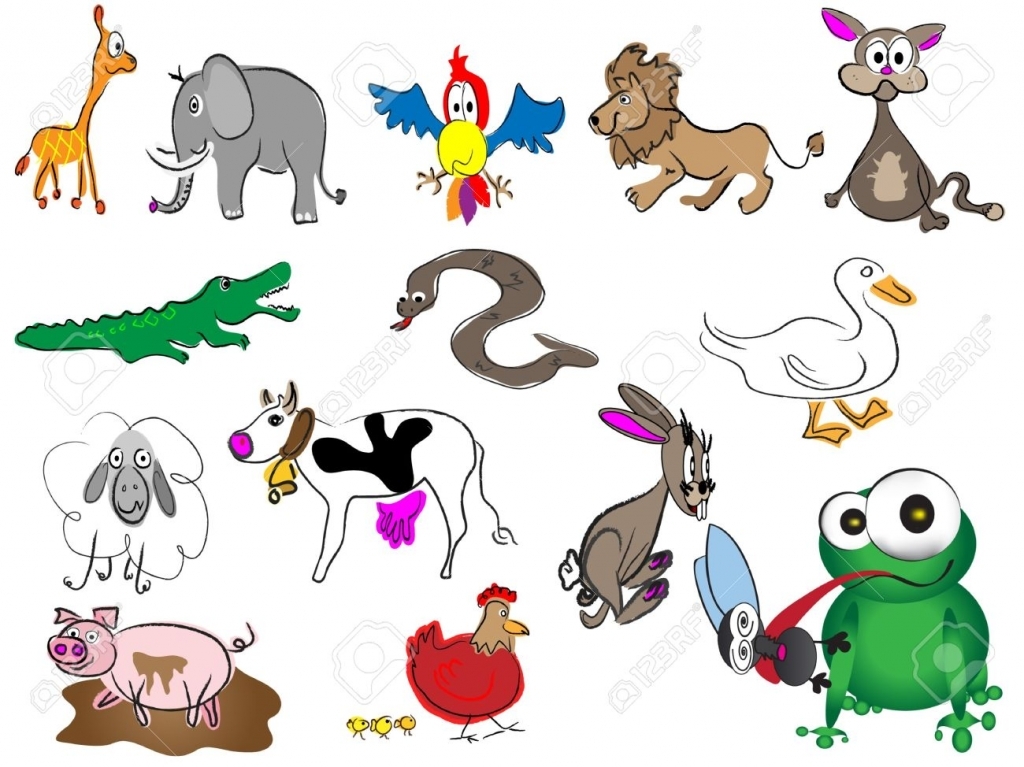 Jungle Animals Drawing at GetDrawings | Free download