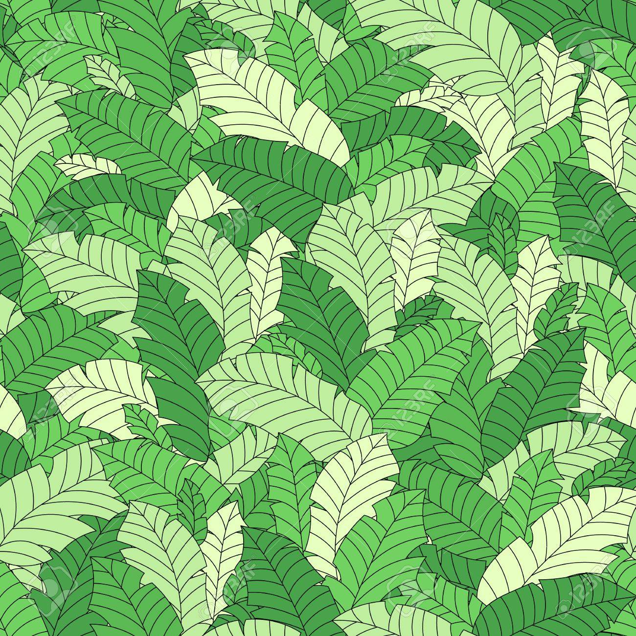 Jungle Leaf Drawing at GetDrawings Free download