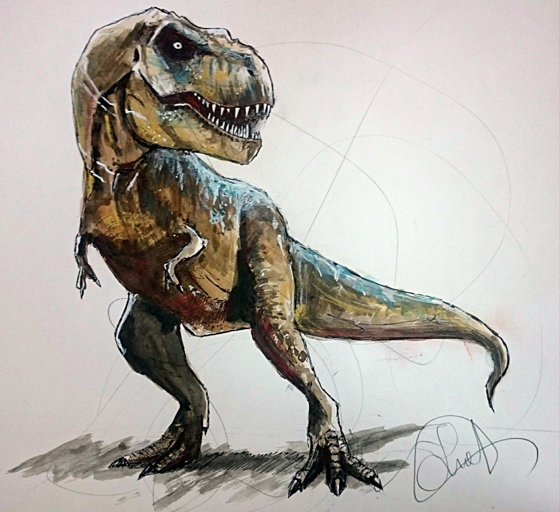 Jurassic World T Rex Drawing Realistic Bmp Power vrogue.co