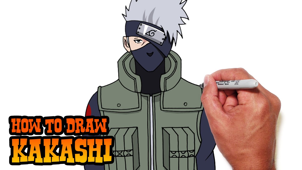 Como Desenhar O Kakashi Hatake De Naruto How To Draw Kakashi Hatake