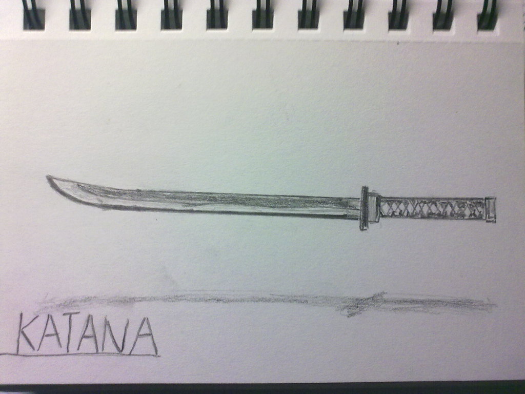 katana blades sketch