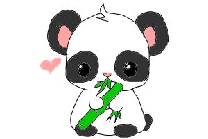 Kawaii Panda Drawing at GetDrawings | Free download