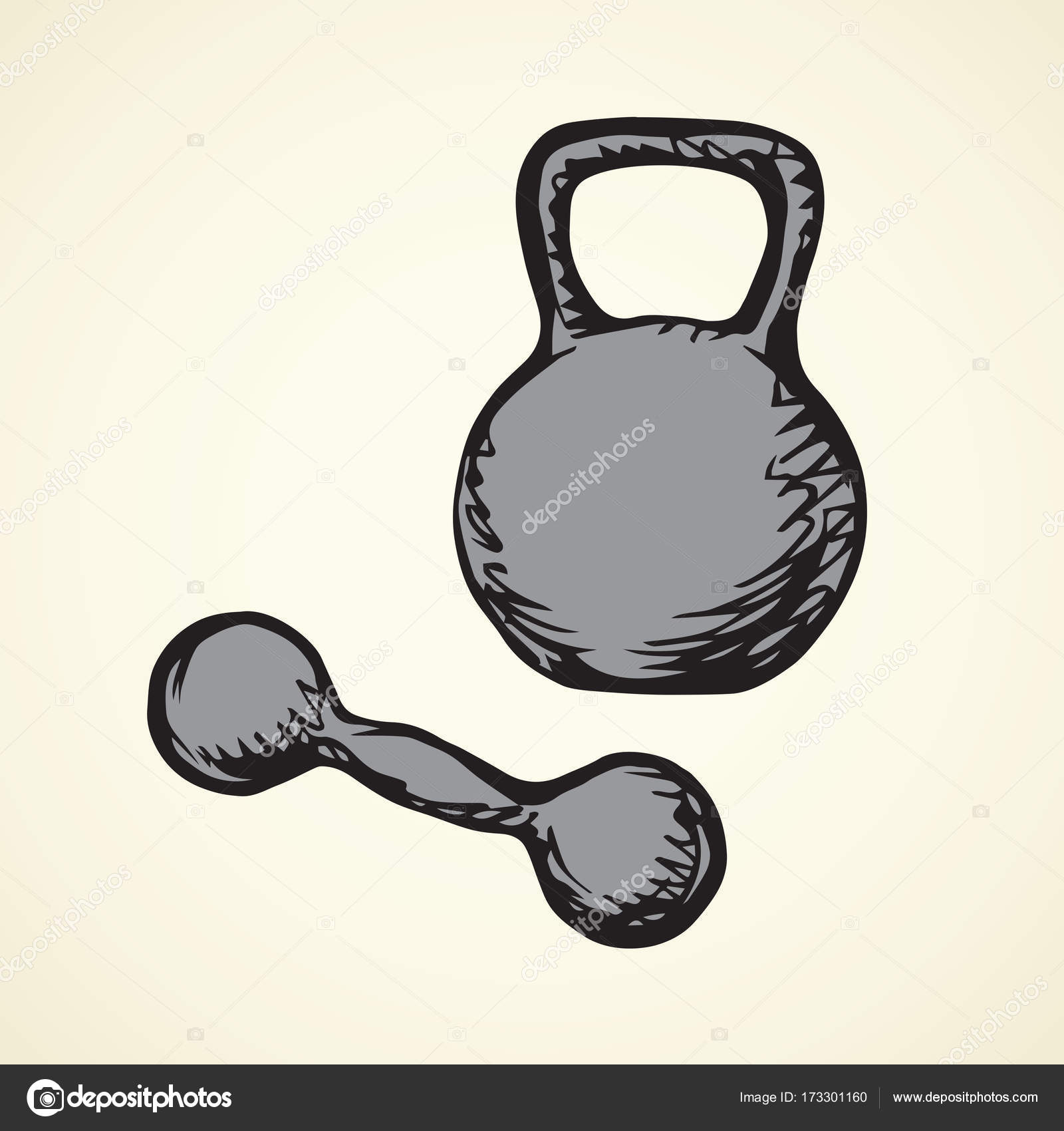 Kettlebell Drawing at GetDrawings | Free download