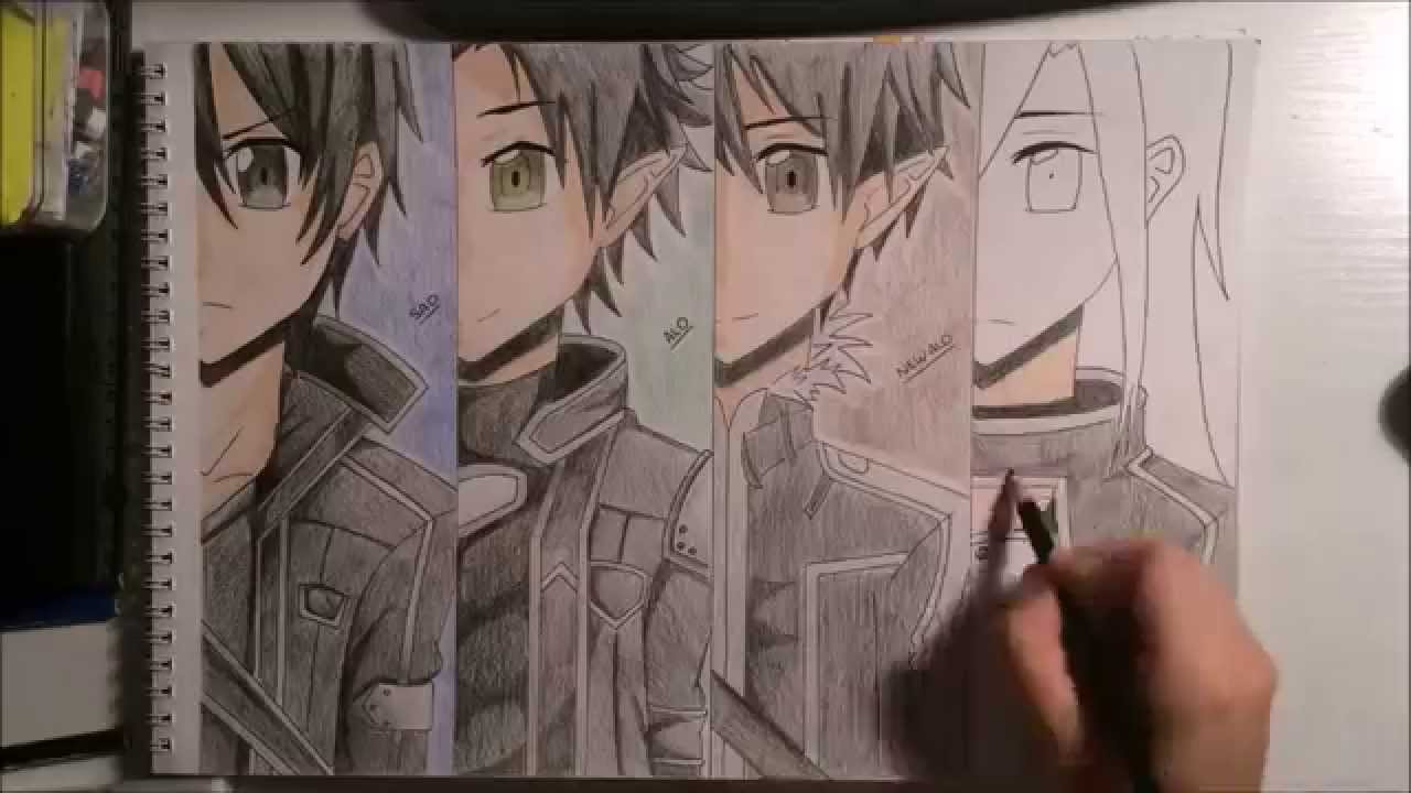 The best free Kirito drawing images. Download from 183 free drawings of