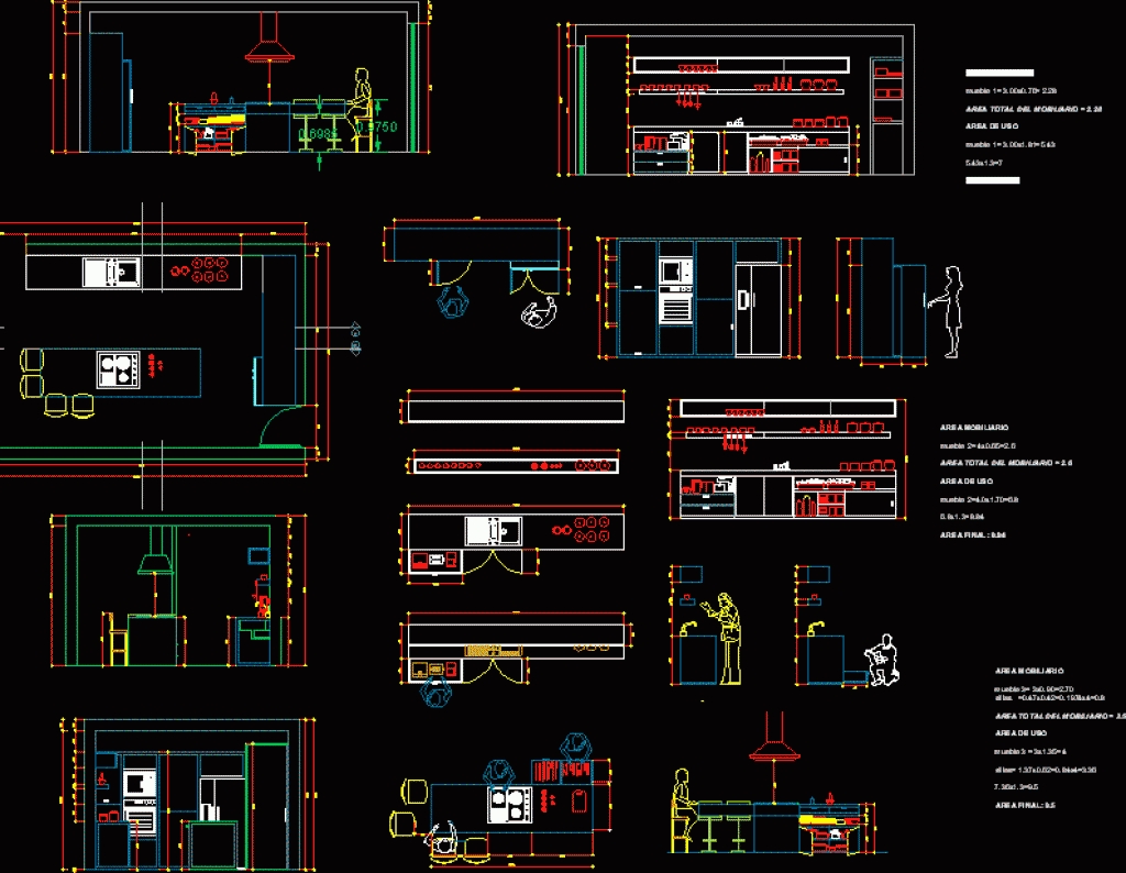 Kitchen Autocad Drawing at GetDrawings Free download