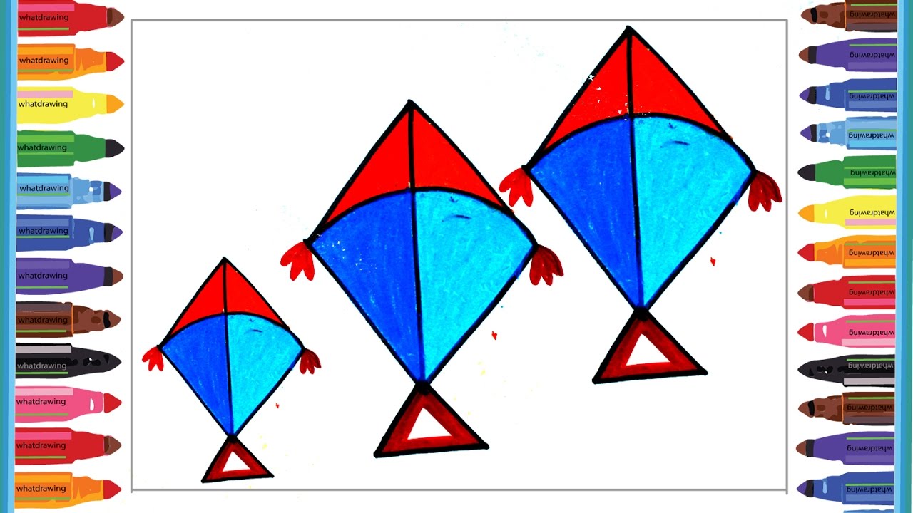 Kite Drawing at GetDrawings | Free download